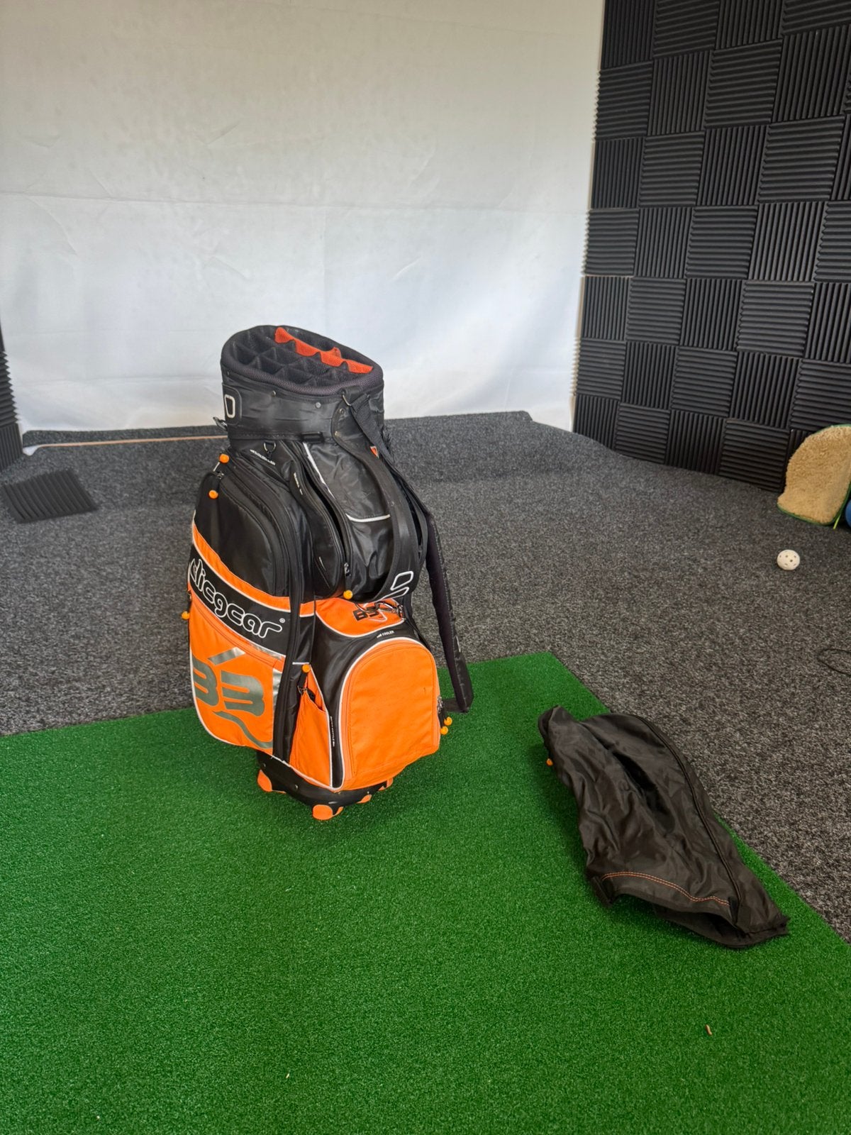 Clicgear trolley tas met draagriem, Sport en Fitness, Golf, Ophalen of Verzenden, Zo goed als nieuw, Tas, Overige merken