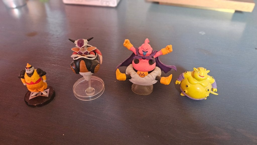 Dragon Ball Z figuren lot van 4 - Frieza, Majin Buu e.a., Ophalen of Verzenden, Zo goed als nieuw