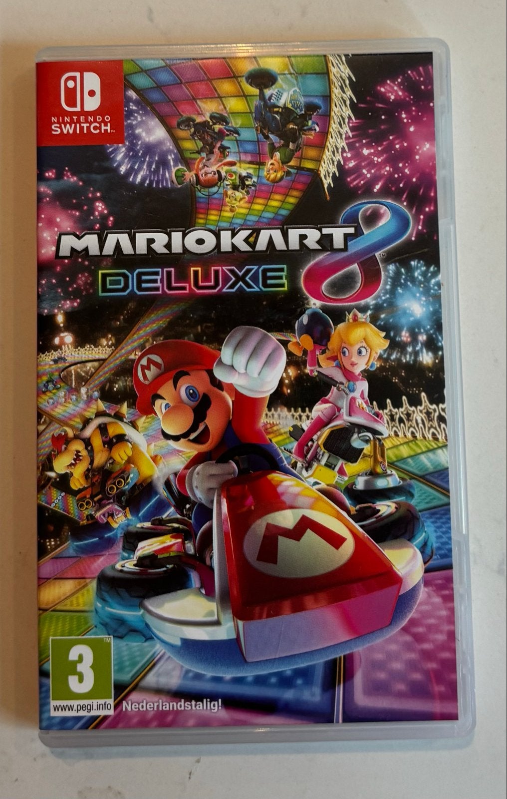 Mario Kart 8 Deluxe - Nintendo Switch, Spelcomputers en Games, Racen en Vliegen, Eén computer, Ophalen of Verzenden, Zo goed als nieuw