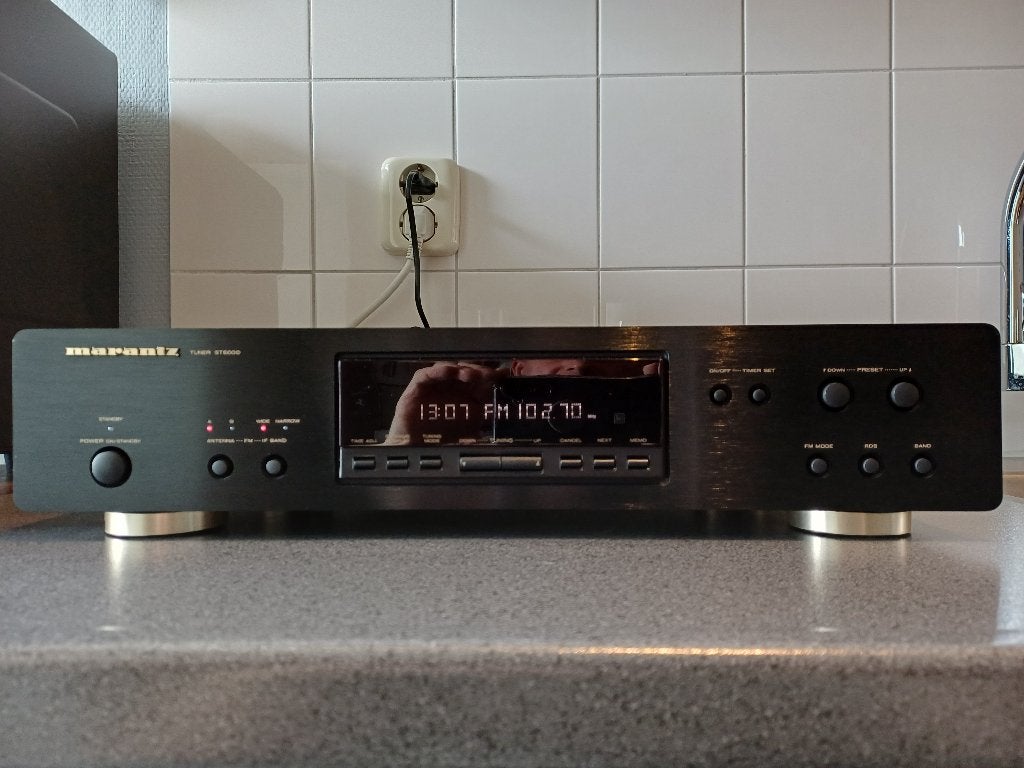 Marantz ST6000 AM/FM Stereo RDS Tuner (Zwart), Ophalen, Gebruikt