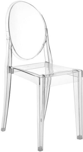 Kartell Victoria Ghost stapelbare stoel transparant, Kunststof, Overige kleuren, Ophalen of Verzenden, Zo goed als nieuw