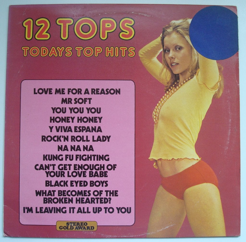 12 Tops - Todays Top Hits - Volume 23, lp uit 1974, Cd's en Dvd's, Vinyl | Verzamelalbums, Ophalen, LP, Zo goed als nieuw, Pop