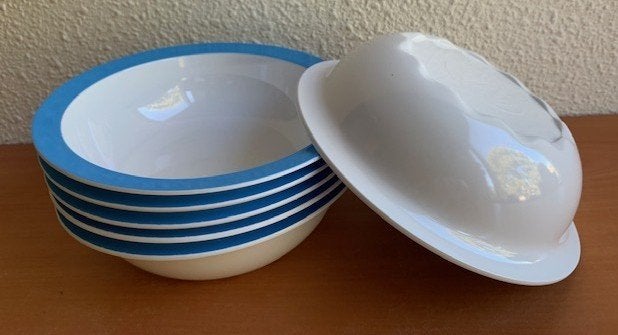 Mepal Rosti Wave: 6 dessertschaaltjes, Caravans en Kamperen, Lochem, Ophalen of Verzenden, Zo goed als nieuw, Mepal