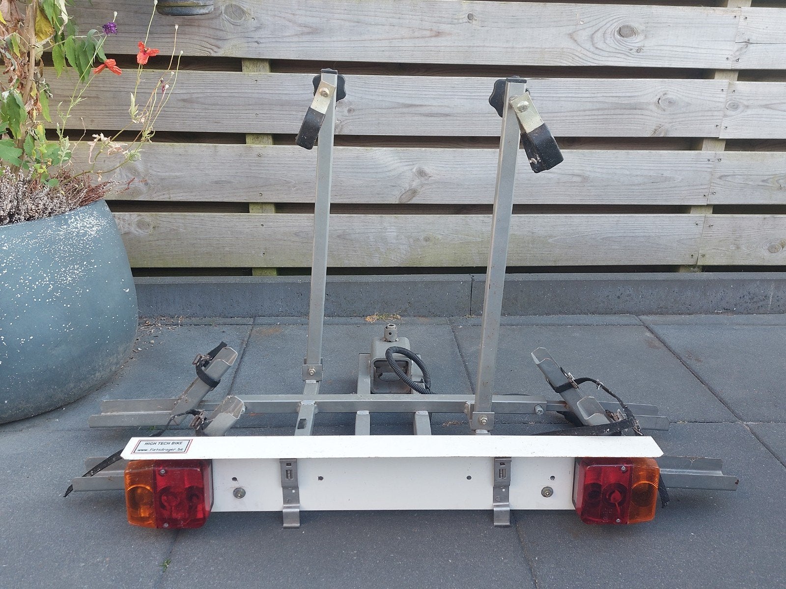 Trekhaakdrager voor 2 fietsen, Ophalen, 2 fietsen, Gebruikt, Trekhaakdrager