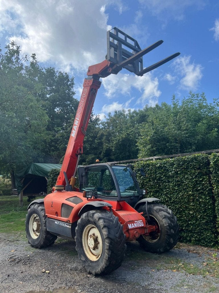 Manitou MLT 730 Verreiker 1999 (11676 uur, vorken, grondbak), Ophalen, Verreiker