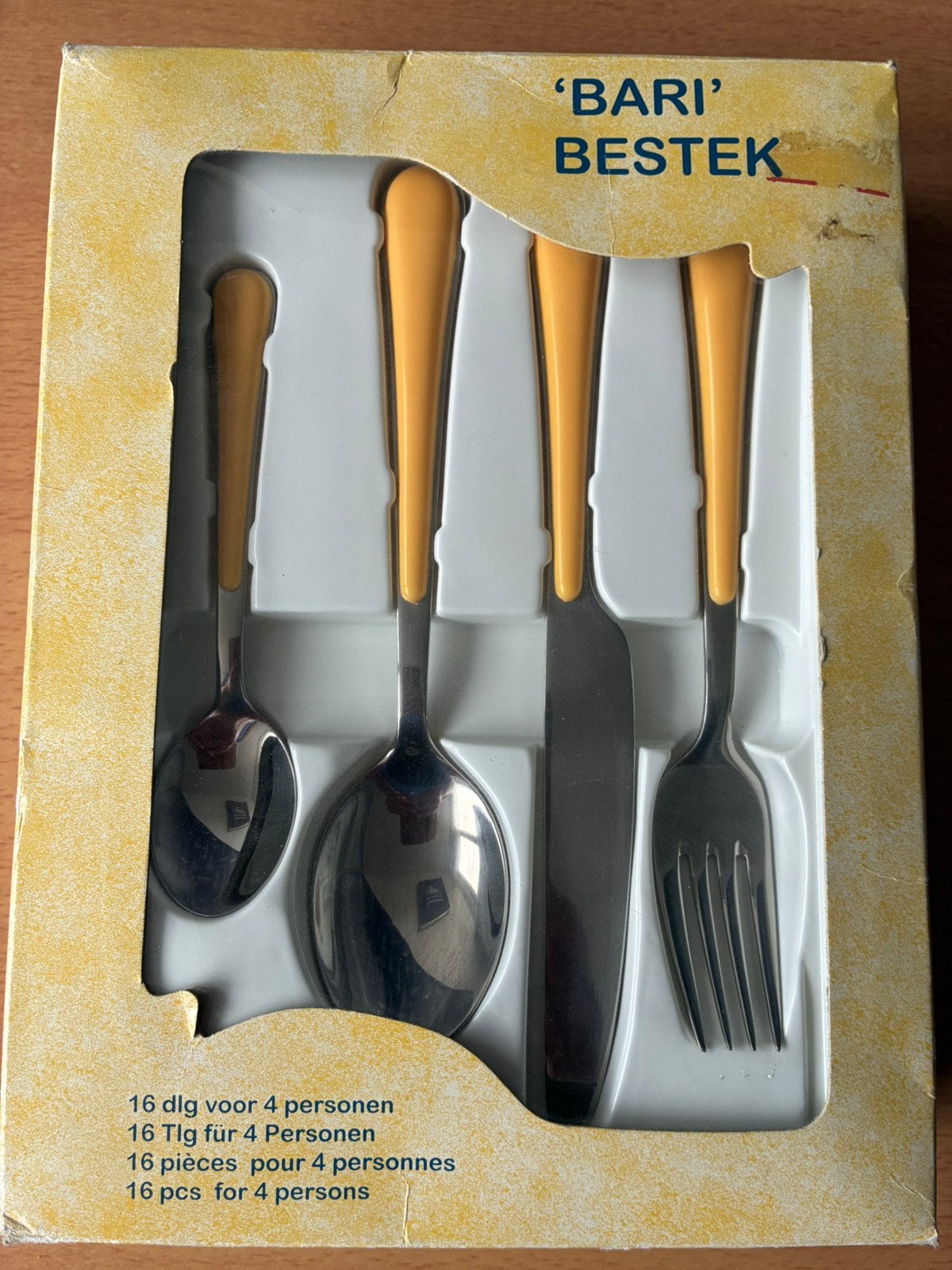 Nieuw 16 delig bestekset, Ophalen of Verzenden, Nieuw, Rvs of Chroom, Bestekset