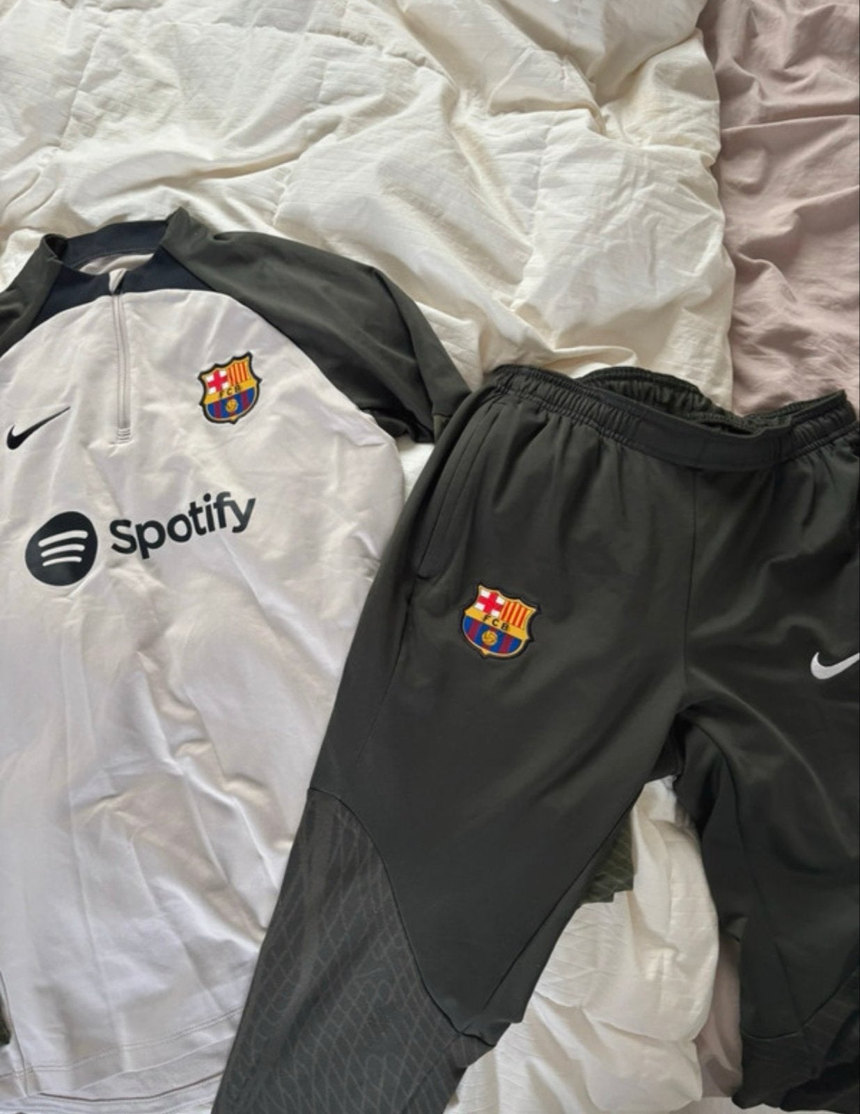 Nike FC Barcelona Trainingspak - Maat S, Verzenden, Zo goed als nieuw, Maat 36 (S), Meerkleurig