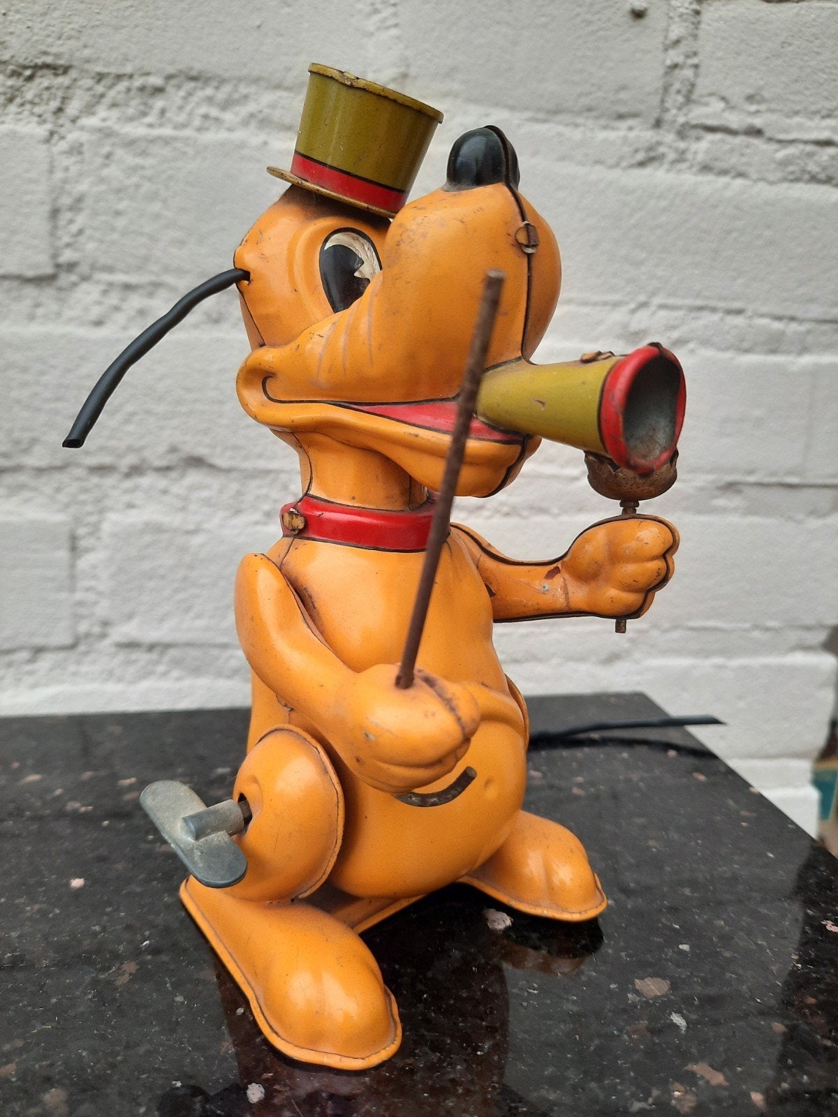 Antieke Vintage Opwindbaar Blikken Pluto Disney Prod, Verzamelen, Ophalen of Verzenden, Gebruikt