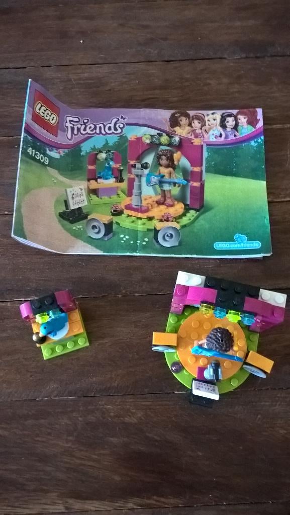 Lego Friends 41309 Andrea's muzikale duet, Ophalen of Verzenden, Zo goed als nieuw, Complete set, Lego