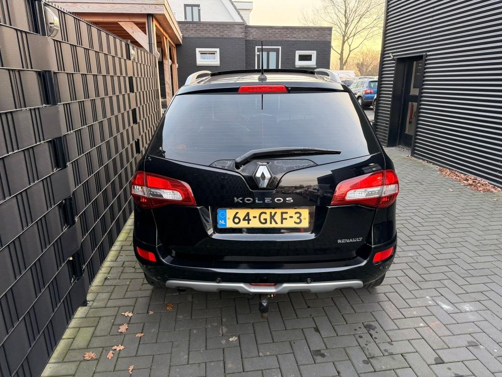 Renault Koleos 2.5 Dynamique Luxe| LEER| CLIMA| CRUISE| TREK, Auto's, Renault, Koleos, Gebruikt, Zwart, 4 cilinders