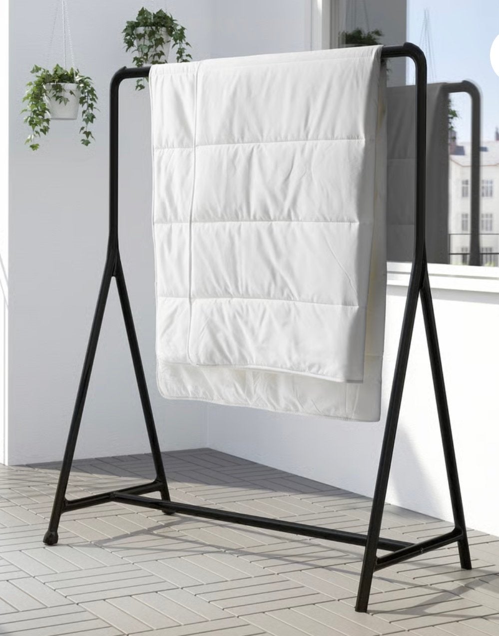 IKEA MULIG Kledingrek Zwart, Ophalen of Verzenden, Gebruikt