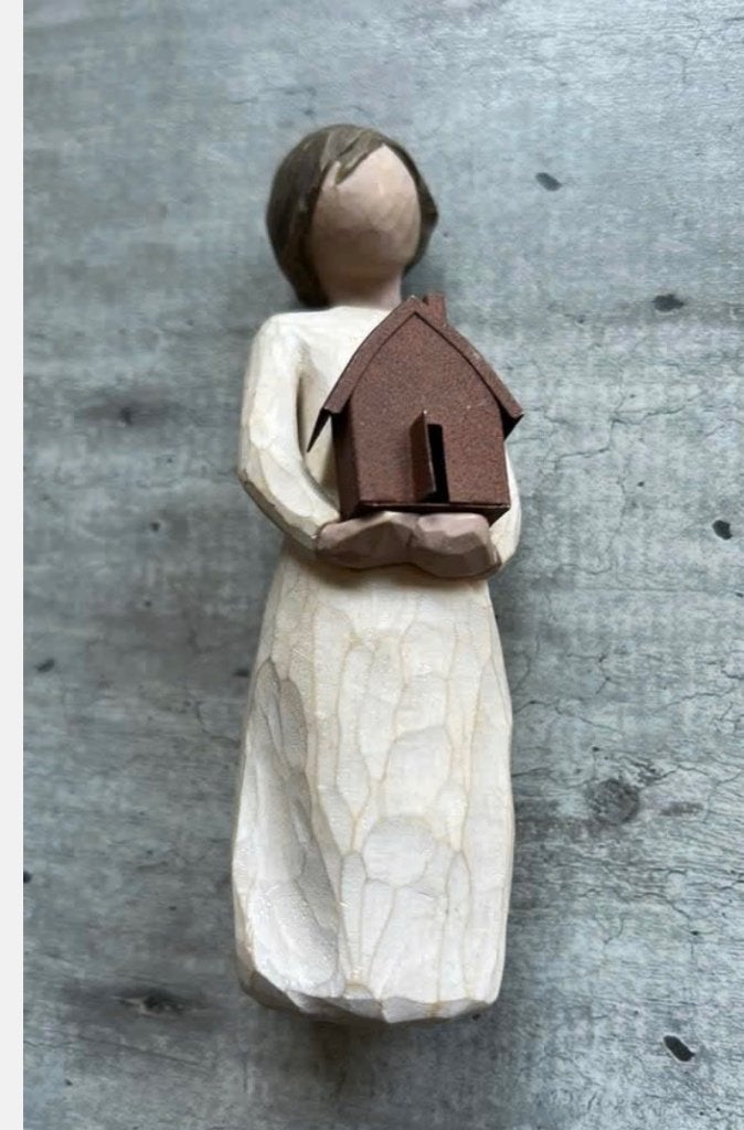 Beeldje Willow Tree Mi Casa 14 cm, gastvrijheid, nieuw huis, Ophalen of Verzenden, Nieuw, Mens