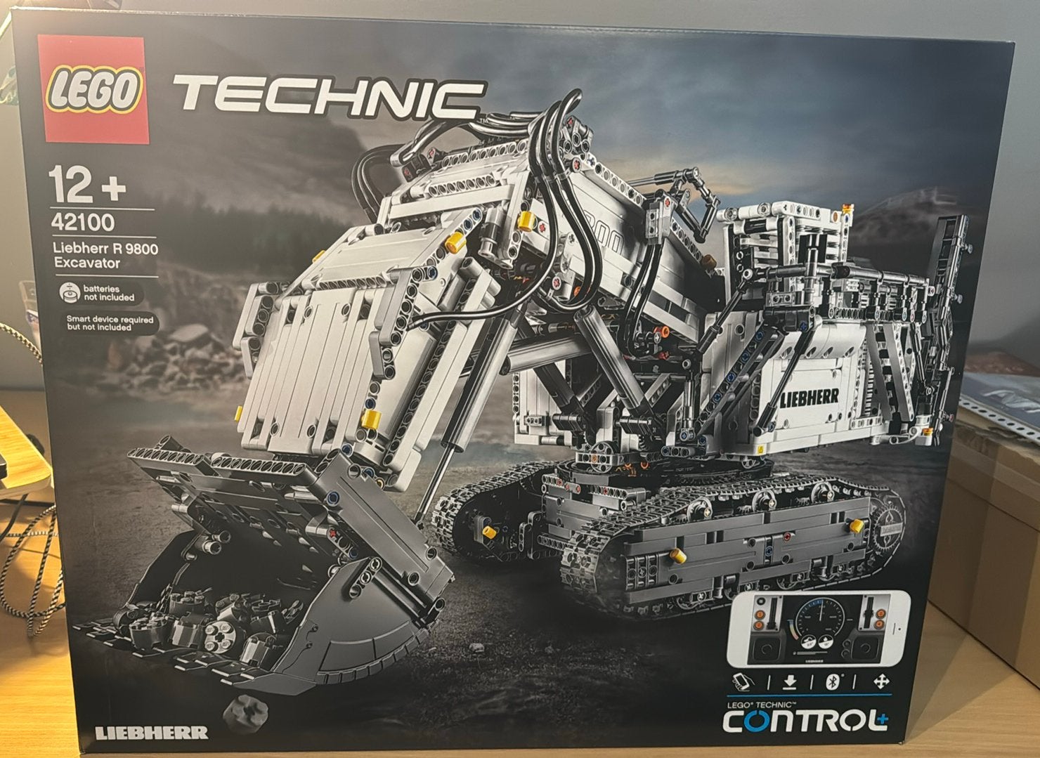 Lego 42100 Liebherr R 9800 excavator - nieuw in doos/ sealed, Lego, Nieuw, Ophalen of Verzenden, Technic