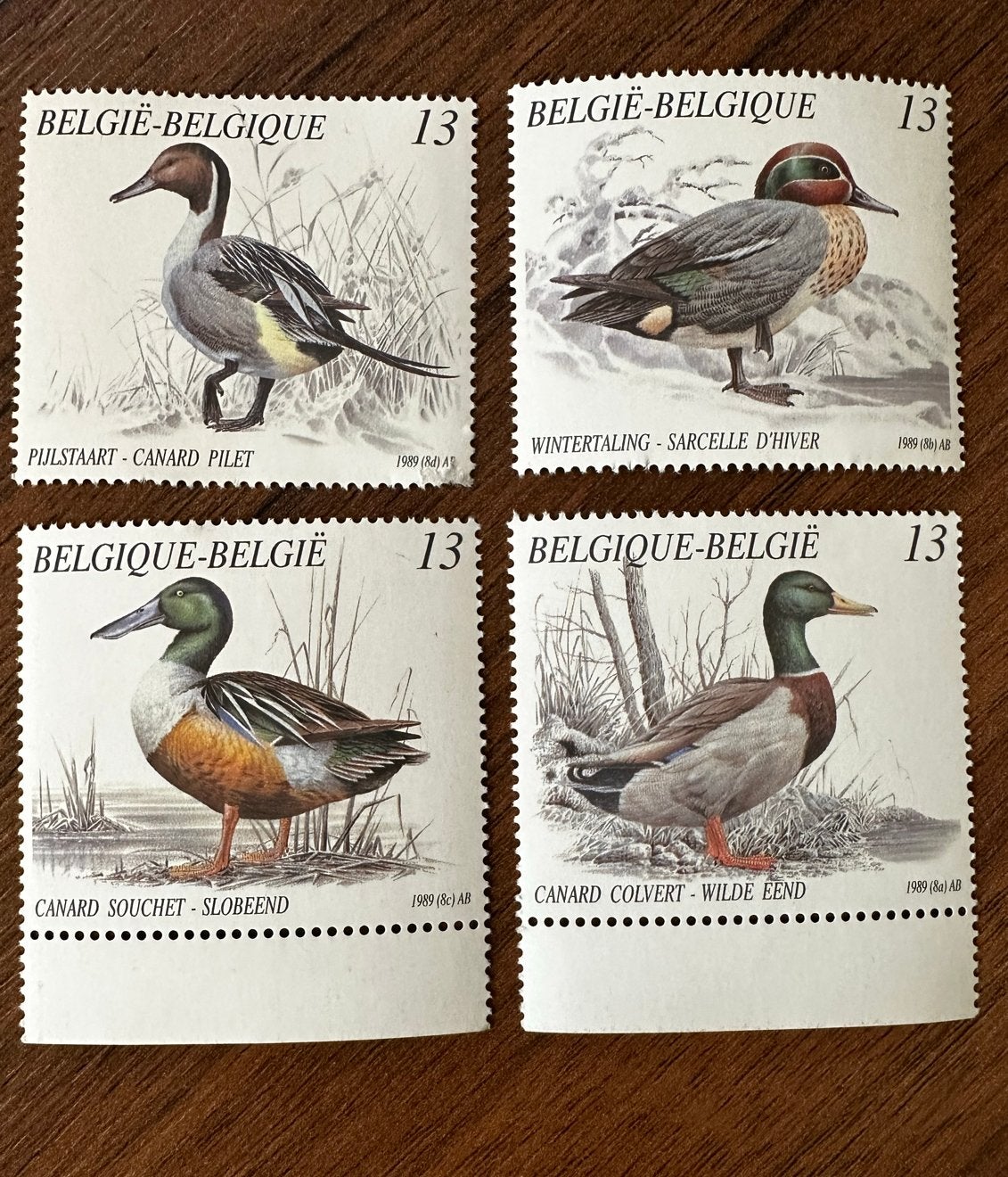 België 1989 - Eenden vogels postfris, Frankeerzegel, Ophalen of Verzenden, Zonder stempel, Postfris
