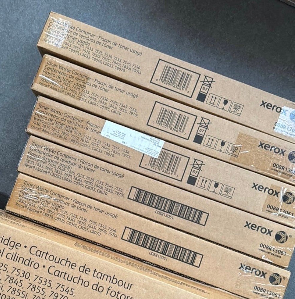 5 nog nieuwe waste containers Xerox Workcentre, Ophalen, Zo goed als nieuw, Toner