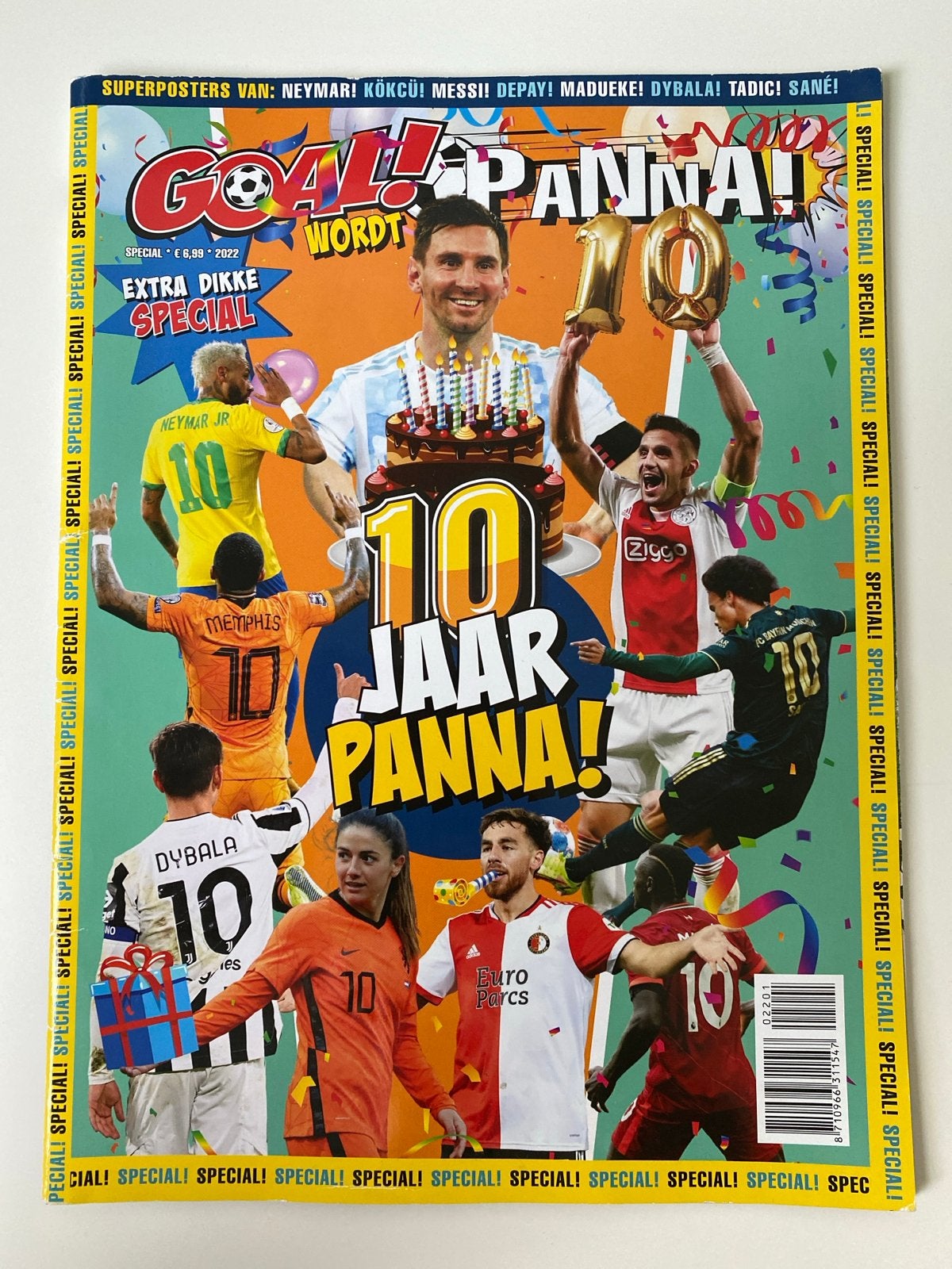Goal! Panna! Voetbaltijdschriften - Diverse edities, Ophalen of Verzenden, Zo goed als nieuw, Sport en Vrije tijd