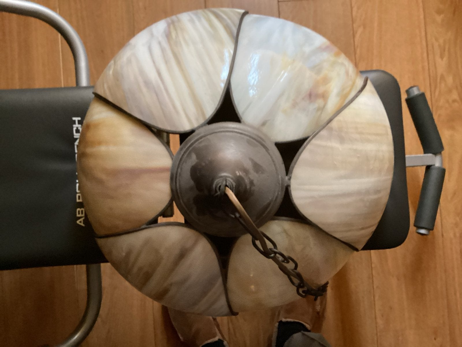 Grote Jugendstil Plafondlamp - Ø 70 cm, Ophalen of Verzenden