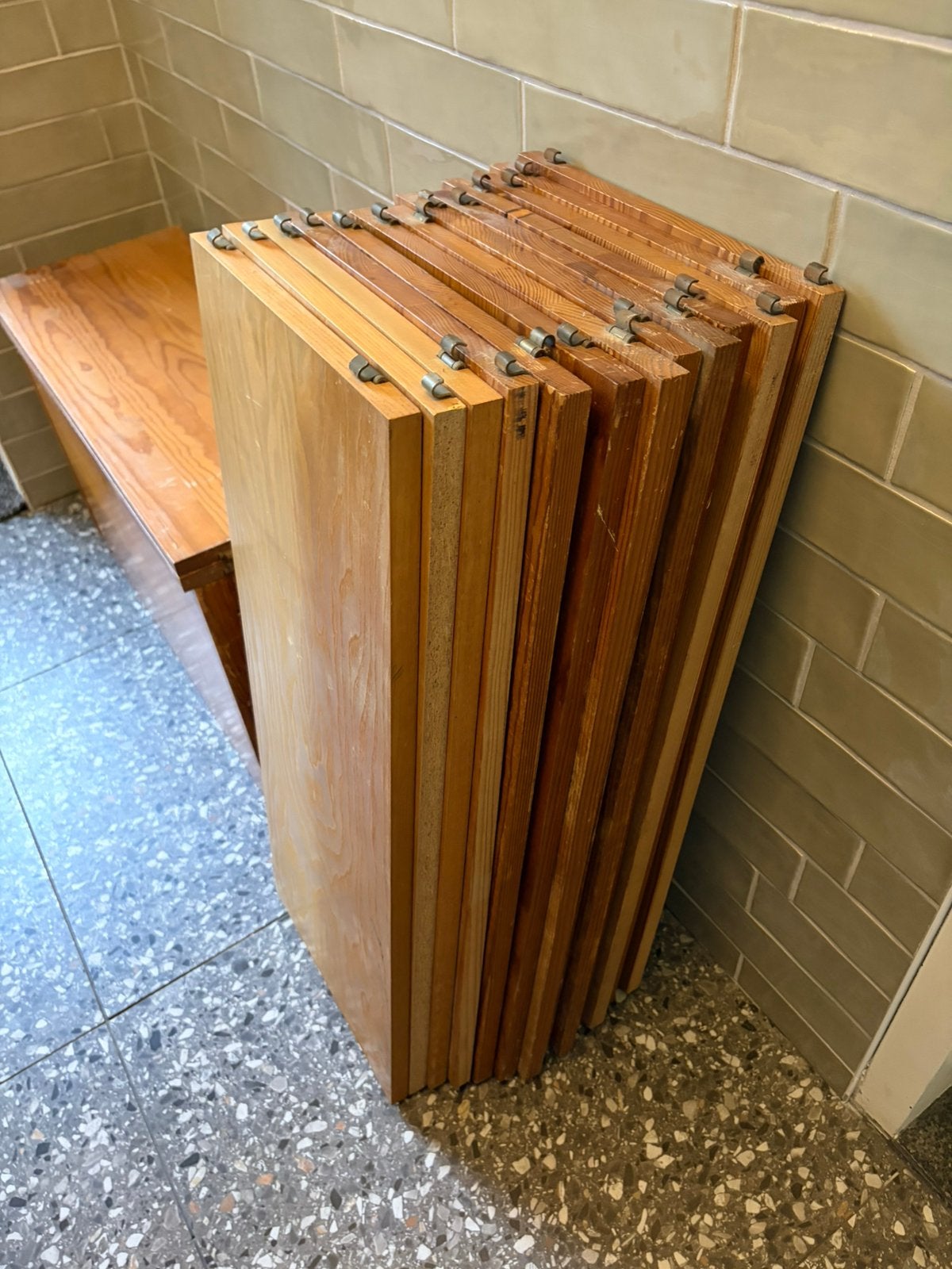 Nisse string schappen en kastonderdeel vintage, Ophalen, Zo goed als nieuw