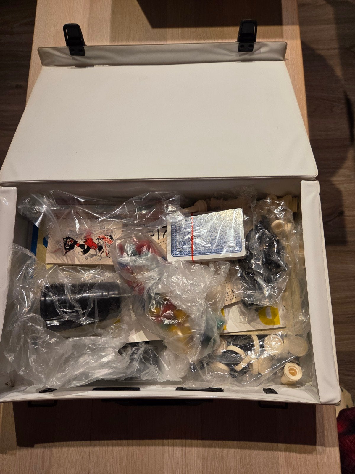 Vintage Spellenkoffer - Diverse Bordspellen en Kaartspellen, Een of twee spelers, Ophalen of Verzenden, Gebruikt, Peri Spiele