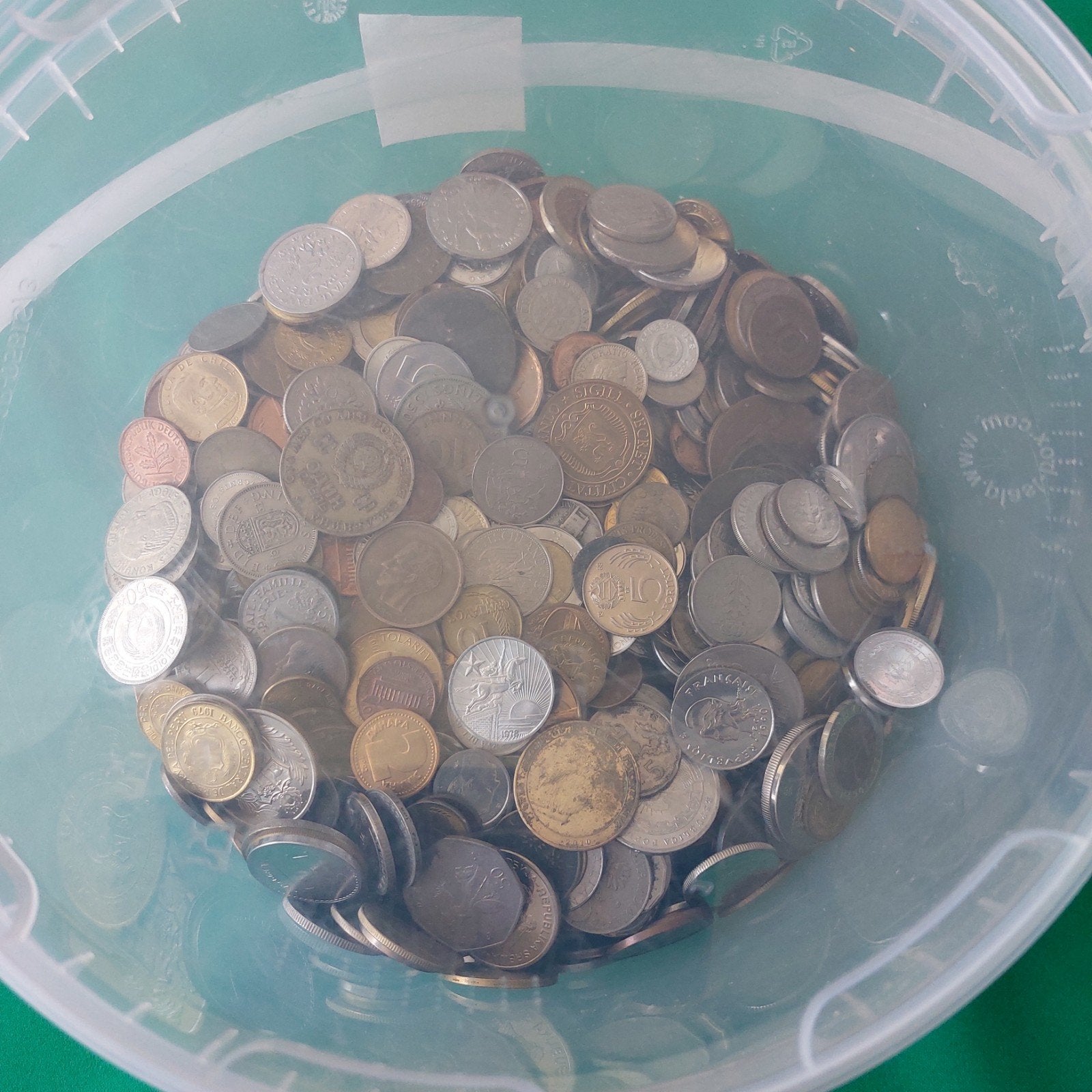 10 kilo munten buitenland, Ophalen, Buitenland, Munten