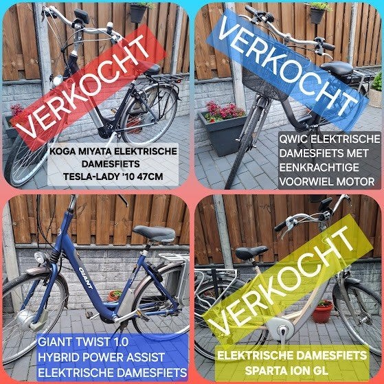 ELEKTRISCHE FIETSEN 🔋 KOGA 🔋 QWIC 🔋 GIANT 🔋 SPSRTA, Ophalen, Giant, Zo goed als nieuw, 51 tot 55 cm