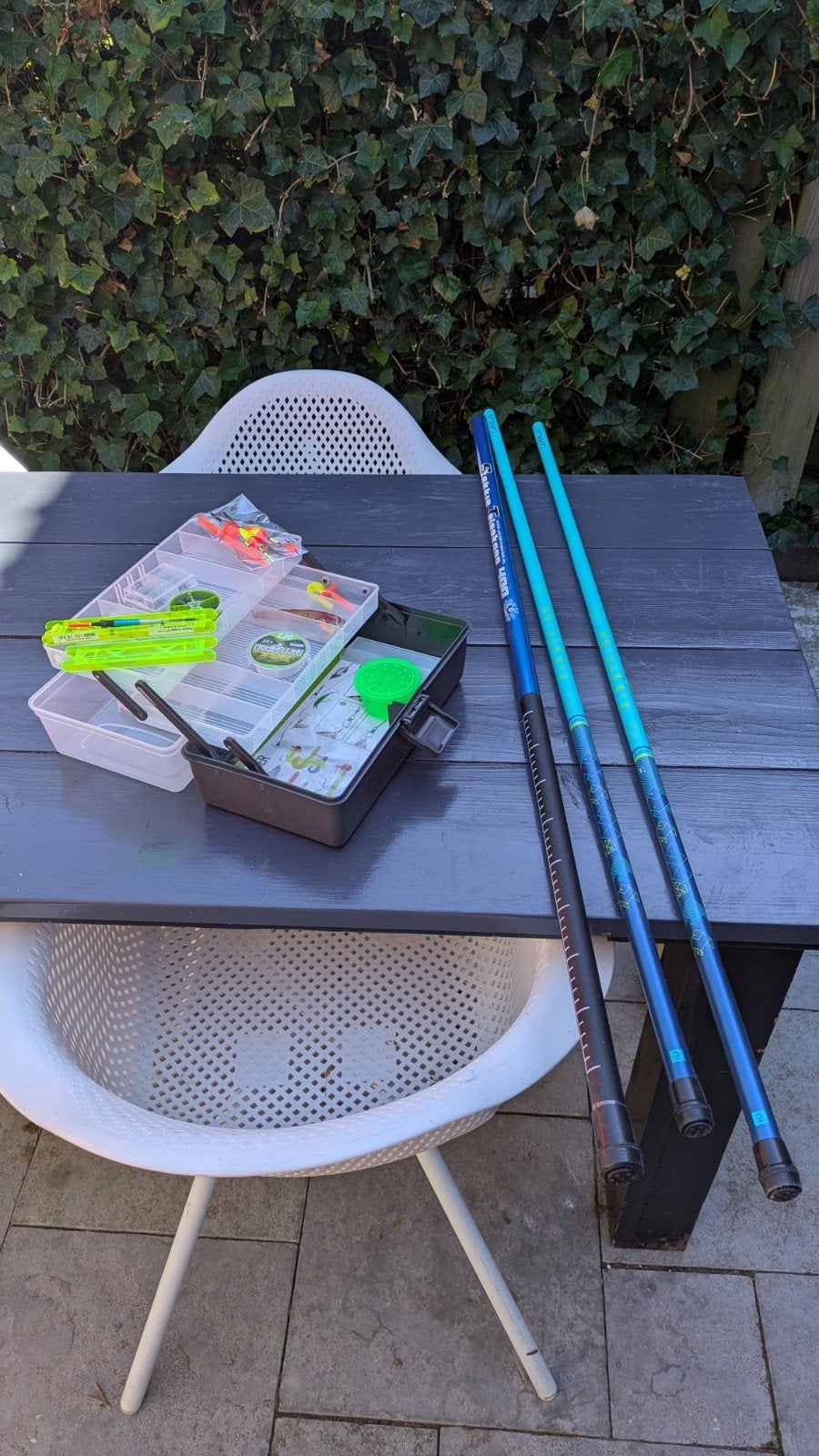 Hengelset met viskoffer en diverse accessoires, Ophalen of Verzenden, Gebruikt, Overige typen