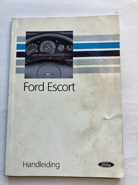 Ford Escort Handleiding - Gebruikershandleiding   1991   NL, Ophalen of Verzenden