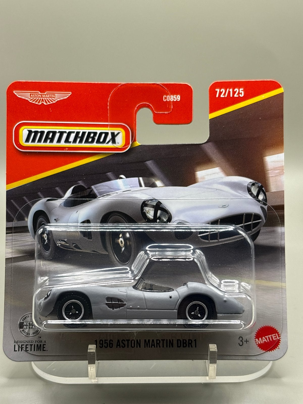 Matchbox 1956 Aston Martin DBR1 - Nieuw in verpakking, Auto, Nieuw, Ophalen of Verzenden, Mattel