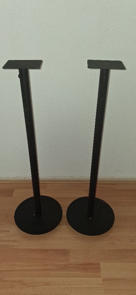 Speakerstands set zwart, Audio, Tv en Foto, Overige merken, Gebruikt, Overige typen, Ophalen of Verzenden