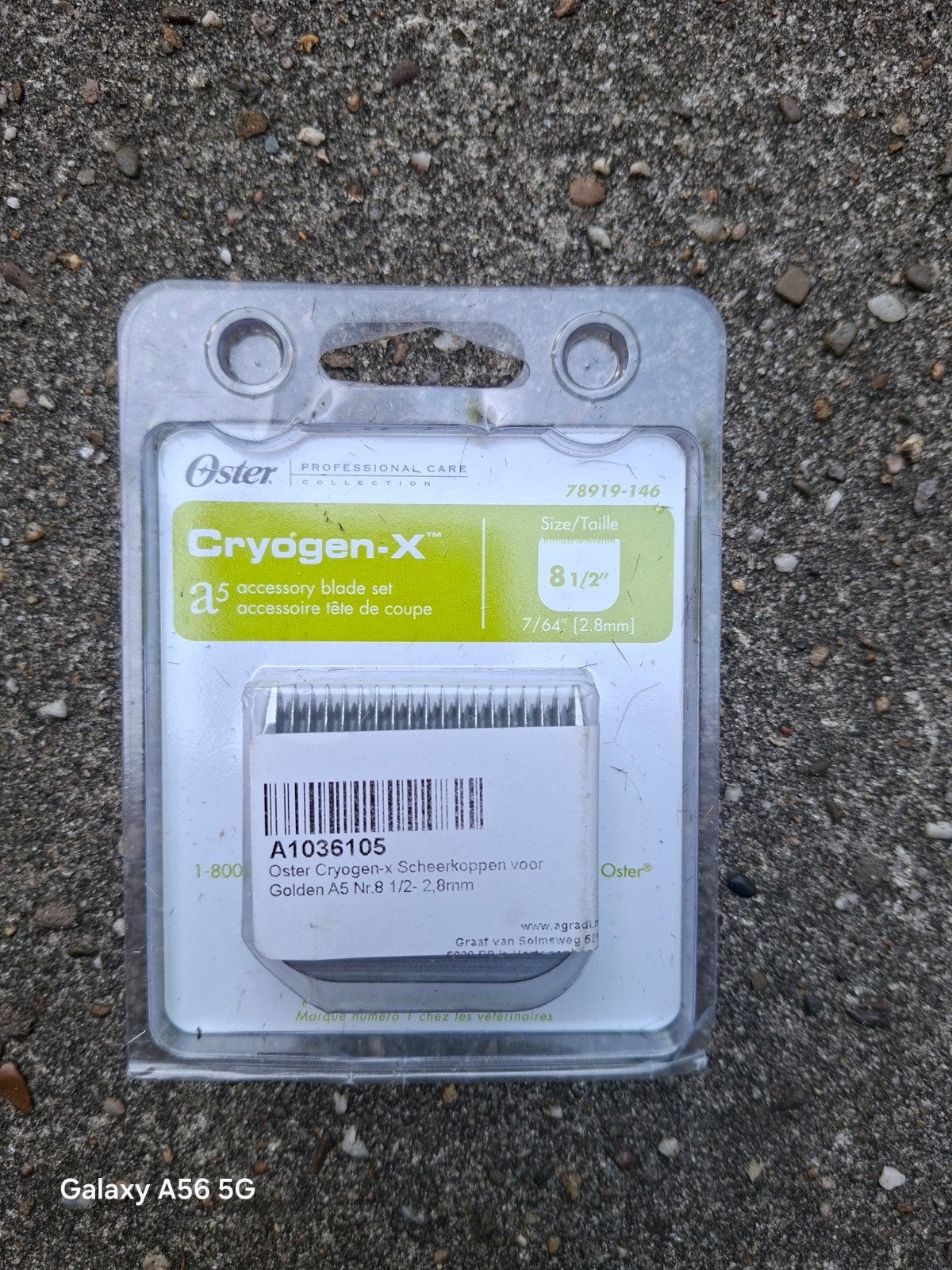 Oster Cryogen-X A5 Nr.8 2.8mm scheerkop nieuw, Ophalen of Verzenden, Nieuw