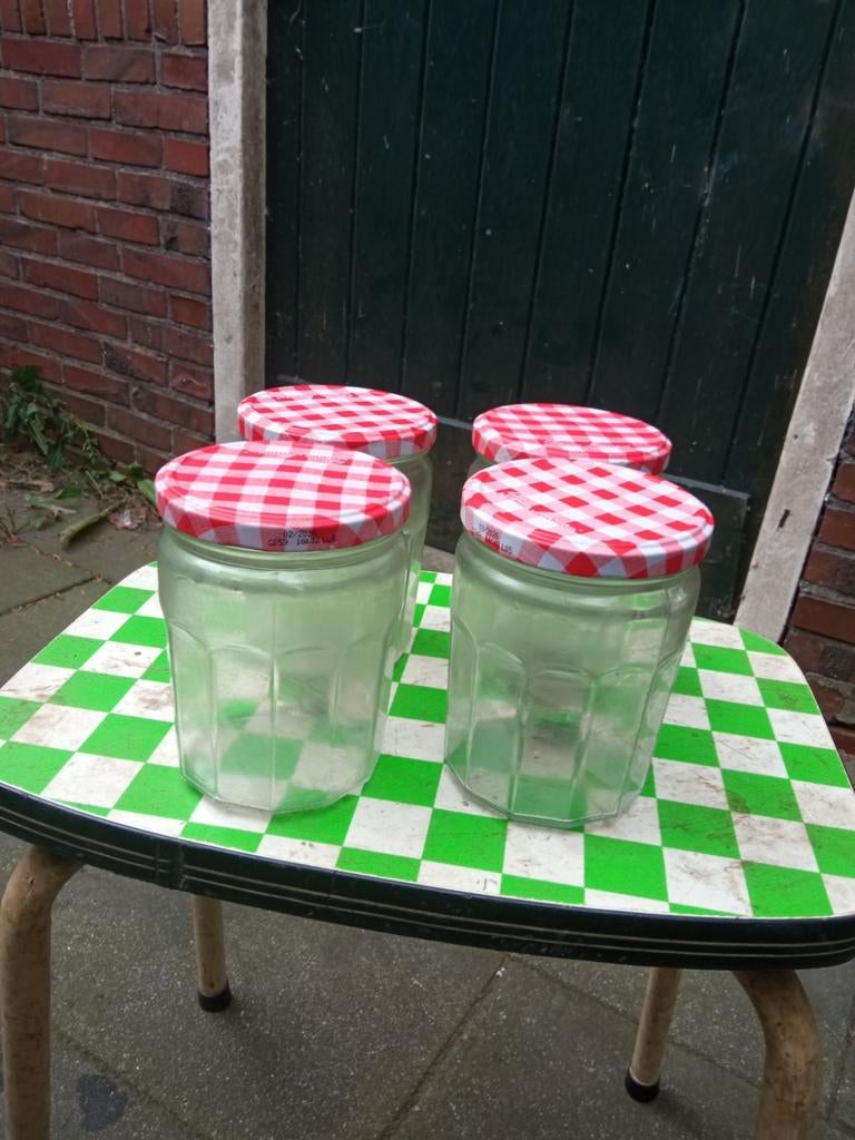 Lege jampotjes van Bonnemaman, Ophalen, Zo goed als nieuw, Glas, Pot, Bus of Blik