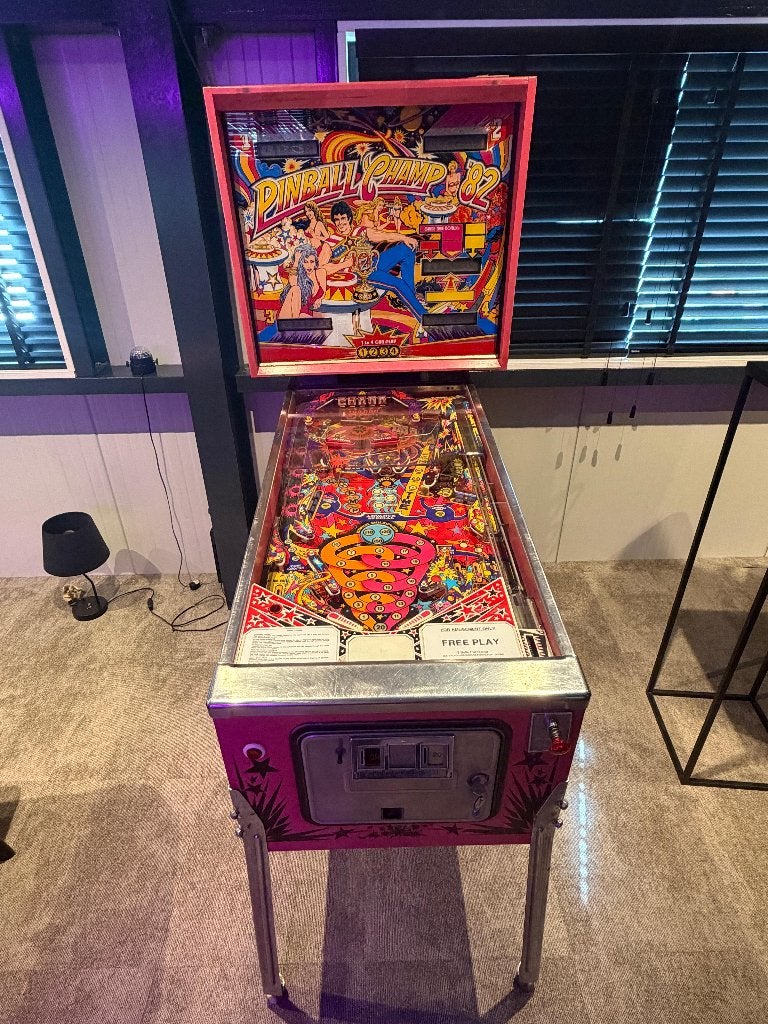 Zaccaria Pinball Champ '82 – Flipperkast, Gebruikt, Mechanisch, Flipperkast, Ophalen
