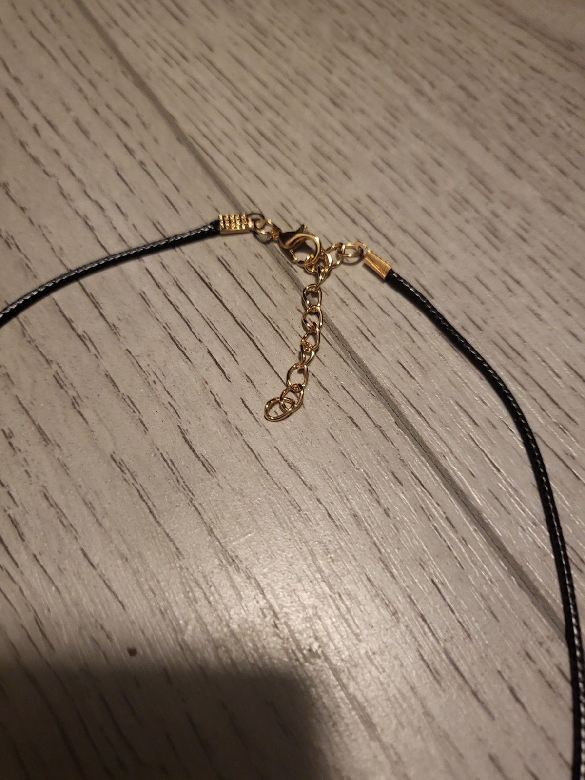 Nieuwe ketting met blauw hartje, Overige materialen, Verstelbaar, Blauw, Nieuw