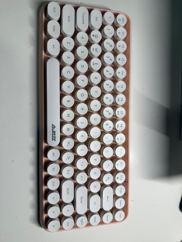 Ajazz Wireless keyboard Pink, Ophalen of Verzenden, Qwerty, Zo goed als nieuw, Draadloos