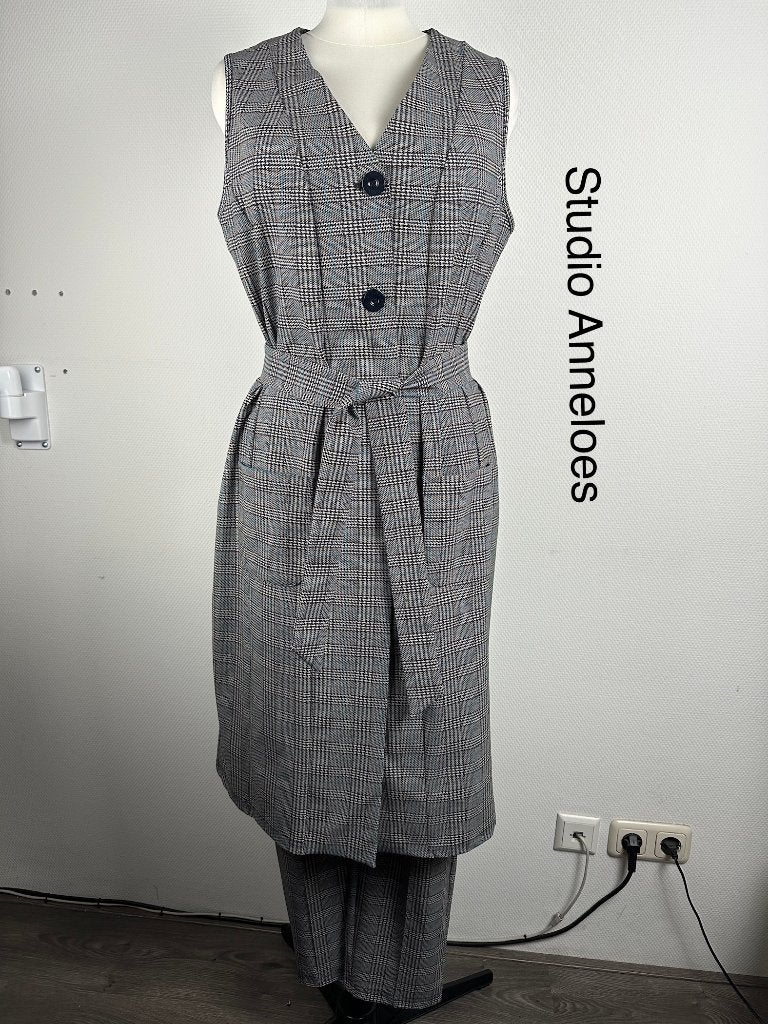 Studio Anneloes Broekpak  (mt: 44) 33,6/9964, Studio Anneloes, Zwart, Studio Anneloes, Maat 42/44 (L)