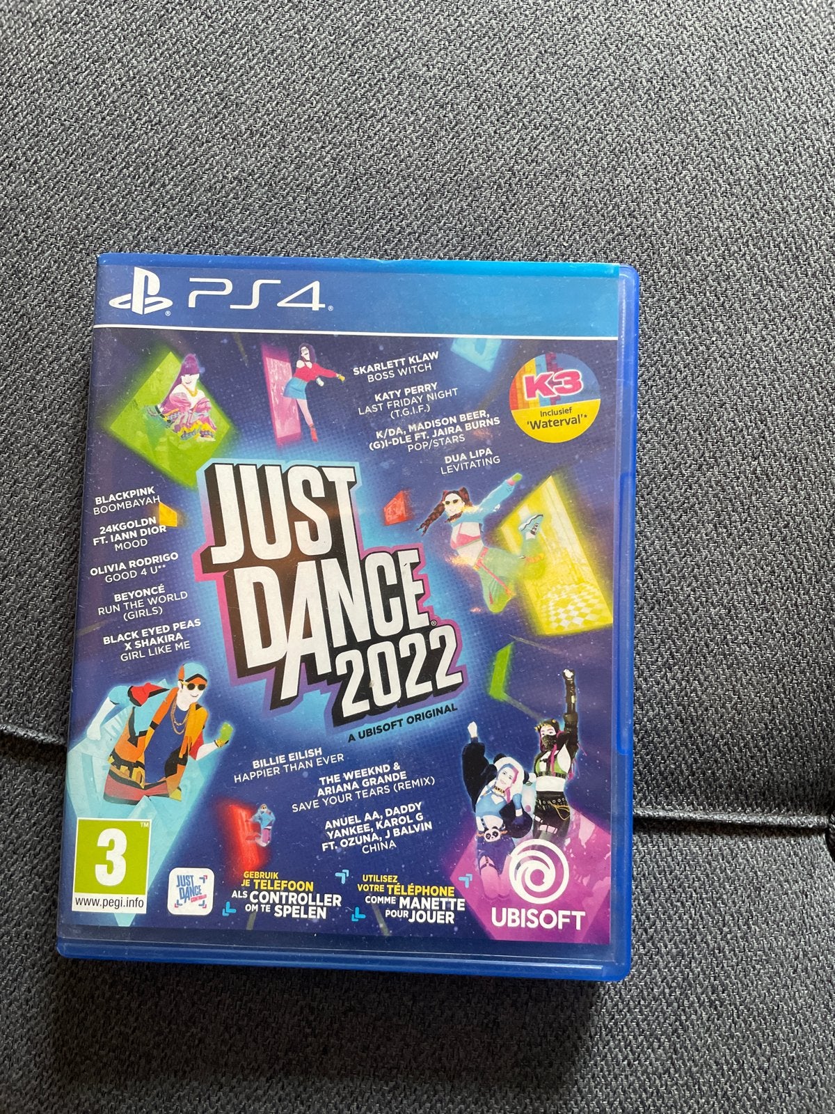 Just Dance 2022 PS4 + 2 PS Move controllers, Spelcomputers en Games, Verzenden, Gebruikt, Controller, PlayStation 4