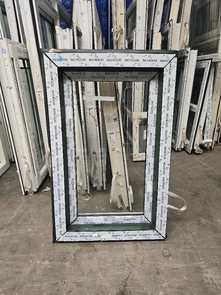 Kunststof raam kozijn Schüco 750x1190 mm (NIEUW) 87, Doe-het-zelf en Verbouw, Kozijnen en Schuifpuien, Kunststof, Raamkozijn, Nieuw