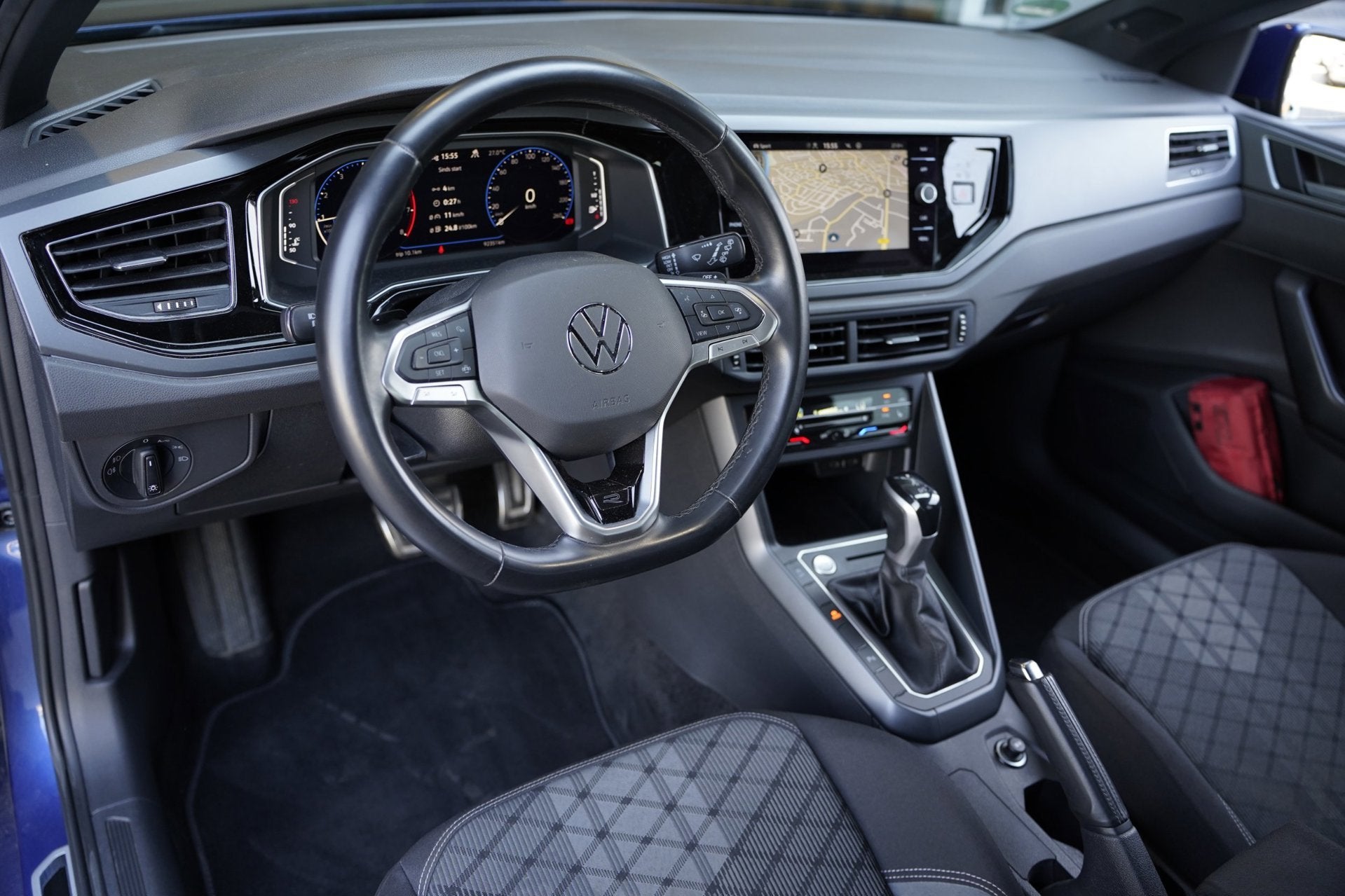 Volkswagen Polo 1.0 TSI 110PK 2x R-Line DSG Facelift IQ Led, Auto's, Dealer onderhouden, Gebruikt, Blauw, Origineel Nederlands