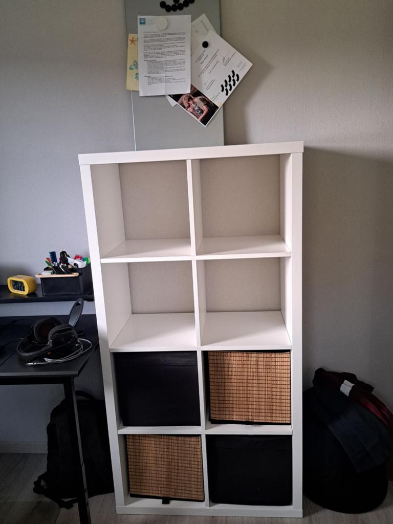 Kalax kast met 8 vakken, Ophalen, Gebruikt, 50 tot 100 cm, 150 tot 200 cm