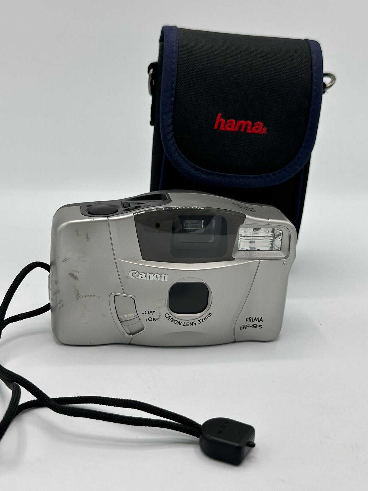 Canon Prima BF-9S Compact Camera met Hama Tas, Audio, Tv en Foto, Ophalen of Verzenden, Gebruikt, Compact, Canon