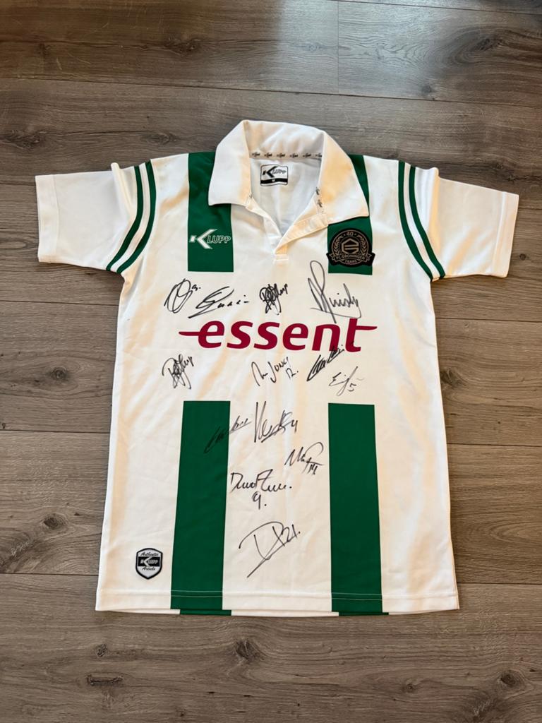 FC Groningen jubileumshirt origineel 11/12 handtekeningen, Sport en Fitness, Voetbal, Zo goed als nieuw, Shirt, Ophalen of Verzenden