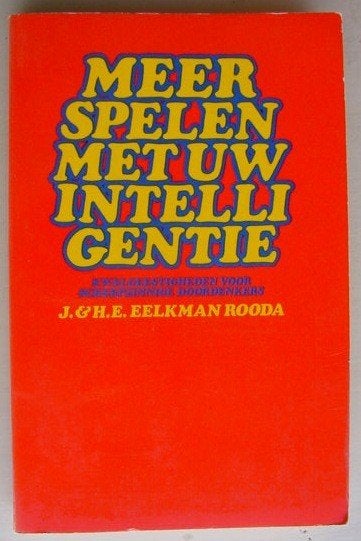 Meer spelen met uw intelligentie / puzzels en denkspelletjes, Ophalen of Verzenden, Minder dan 500 stukjes, Zo goed als nieuw