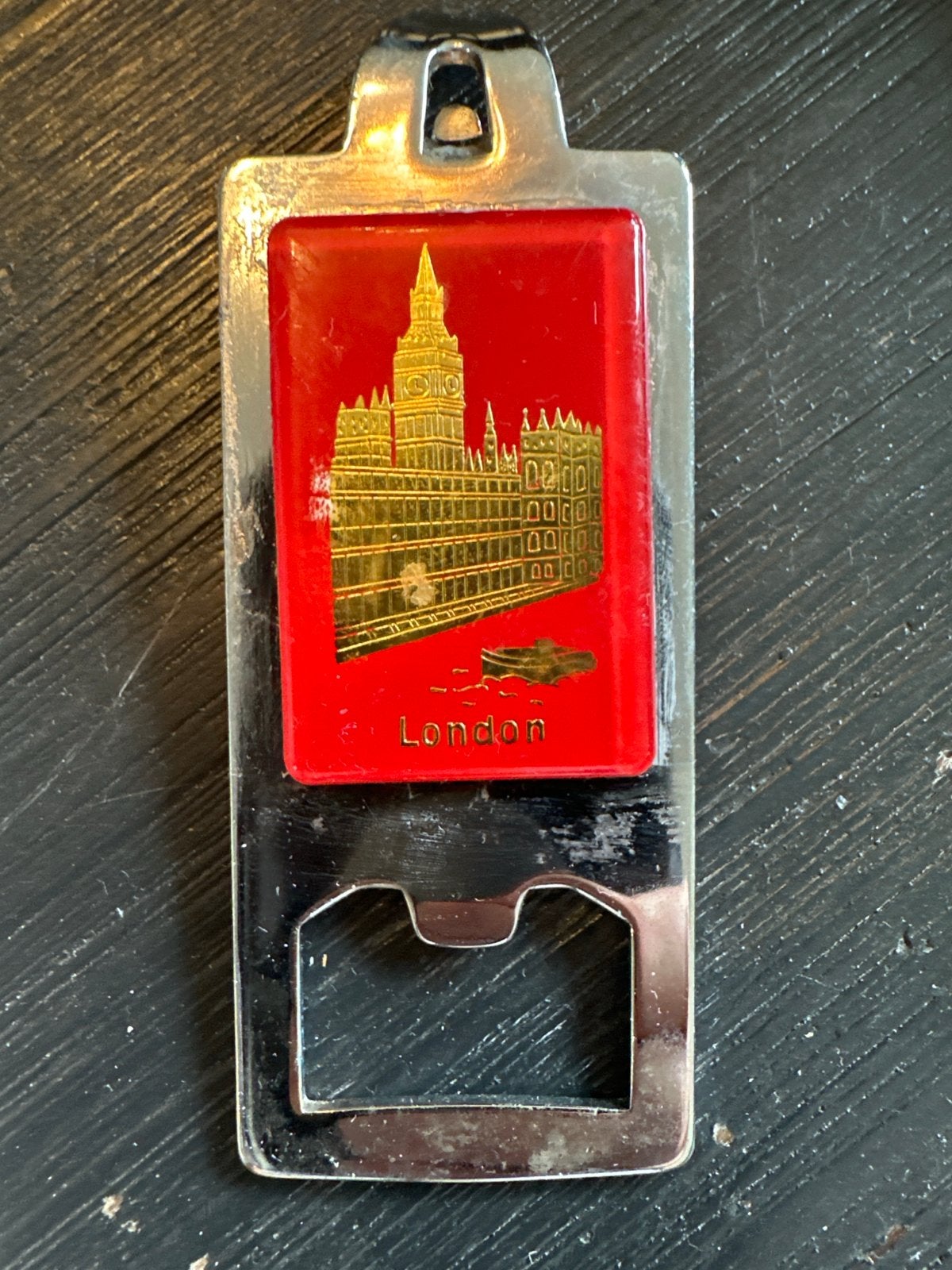 Vintage London Big Ben Flessenopener Sleutelhanger, Verzamelen, Ophalen of Verzenden, Zo goed als nieuw
