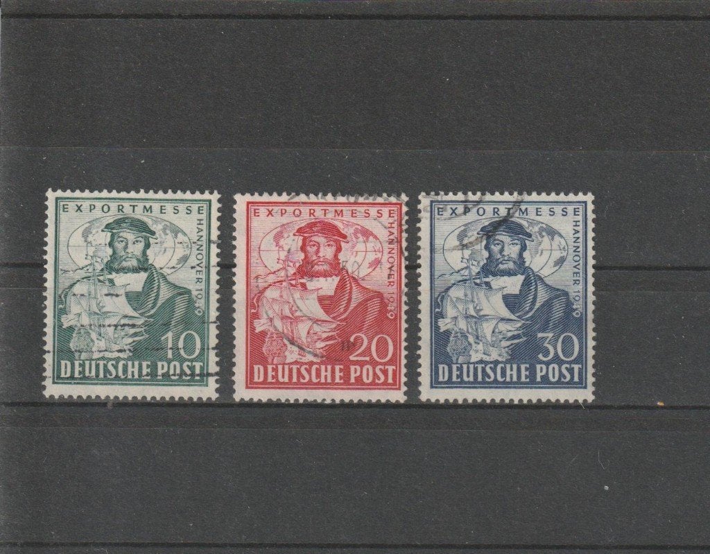 Geallieerde bezetting 1949, Michel 103 t/m 105, Gestempeld., Verzenden, Overige periodes, Gestempeld