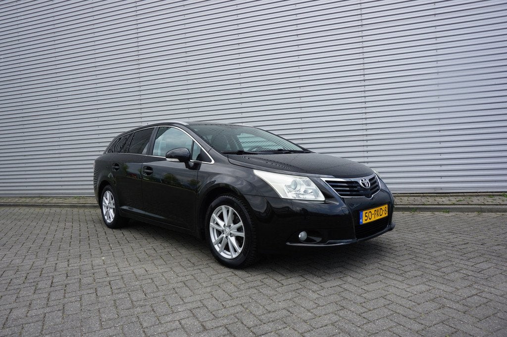 Toyota Avensis wagon 2.0 VVTi Business AUTOMAAT - Climate /, Auto's, Toyota, Euro 5, Stof, 4 cilinders, Zwart