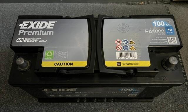 Exide EA1000 Premium 12V 100Ah Nieuw, Ophalen, Nieuw