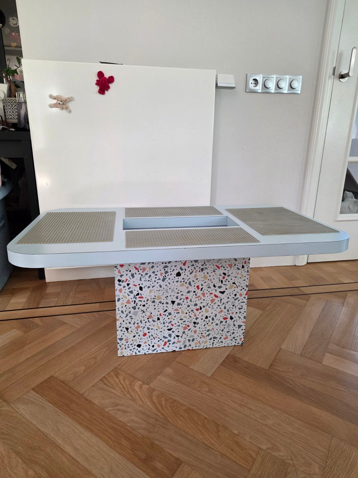 Lego speeltafel met opbergruimte, Ophalen, Gebruikt, Overige merken