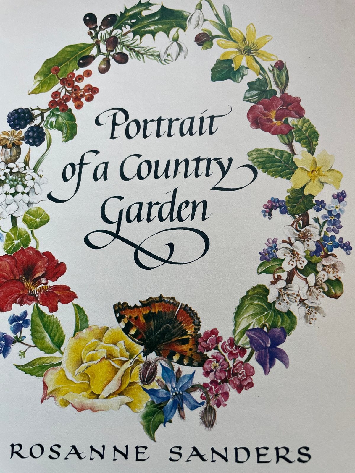 Portrait of a Country Garden - Rosanne Sanders, Ophalen of Verzenden, Zo goed als nieuw, Tuinieren en Tuinplanten