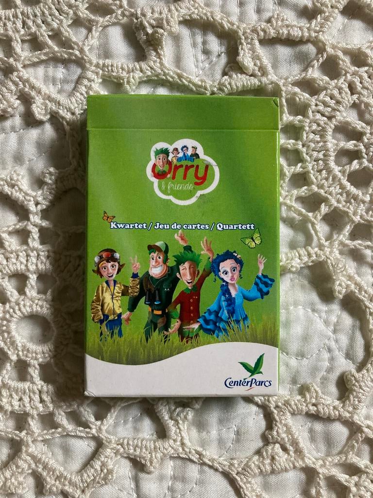 Orry & Friends Kwartetspel - Center Parcs, Verzamelen, Merken en Reclamevoorwerpen, Zo goed als nieuw, Gebruiksvoorwerp, Ophalen of Verzenden