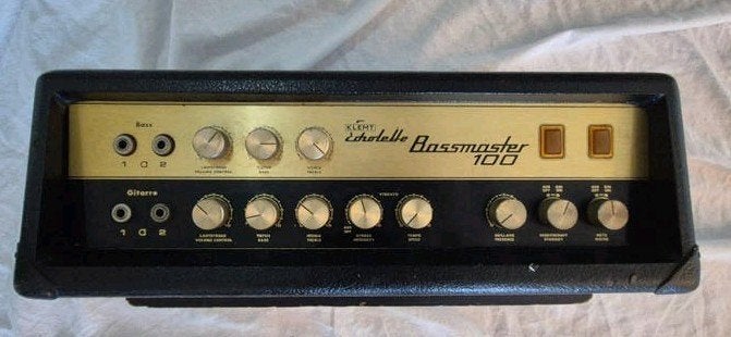 Echolette Bassmaster Gitaar plus bas en tremolo, Ophalen of Verzenden, Gebruikt, Gitaar, 100 watt of meer